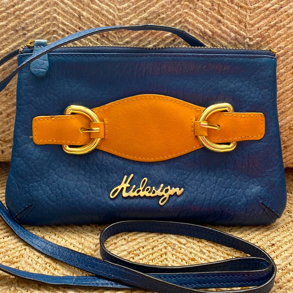 Hidesign genuine leather handcrafted sling bag